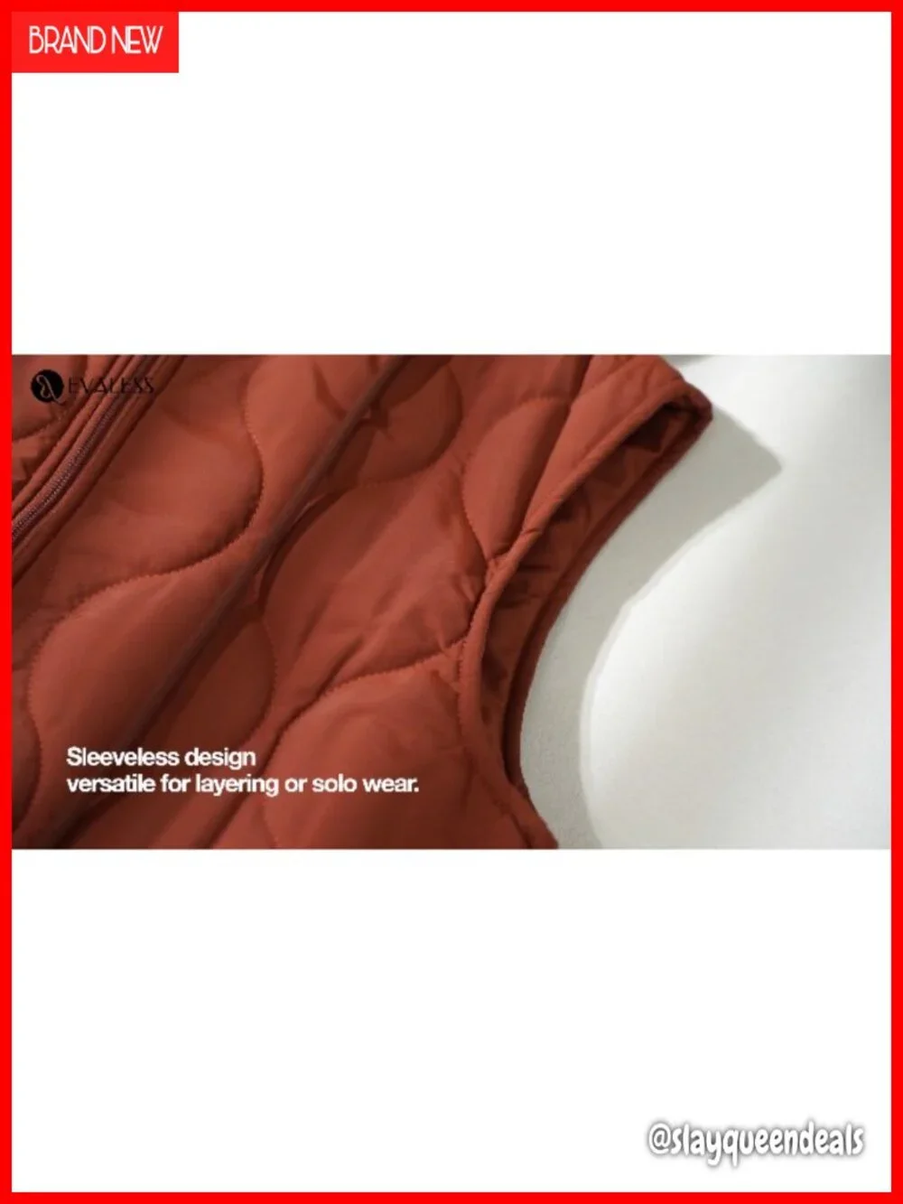 Long Puffer Vest Sleeveless Hooded Lightweight Quilted Jacket Winter Warm Zip